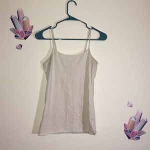 WHITE TANK TOP CAMISOLE